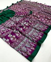 Ajrakh Luxe By Girnar Semi Modal Fancy Saree Wholesale Clothing Suppliers In India